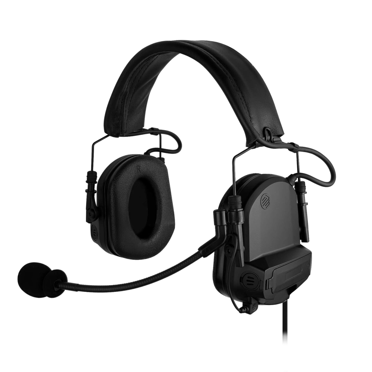 PolTact V1 Tactical Comms Headset w/ Active Hearing Protection - Motorola: XTS Series, HT/JT1000, MT/MTS2000, MTX838/900/8000/9000, PR1500 & More